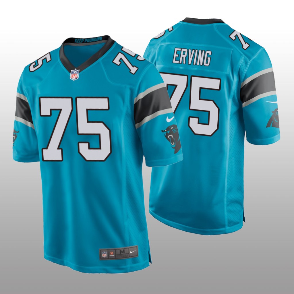 Carolina Panthers Cameron Erving Blue Jersey Game - Men's