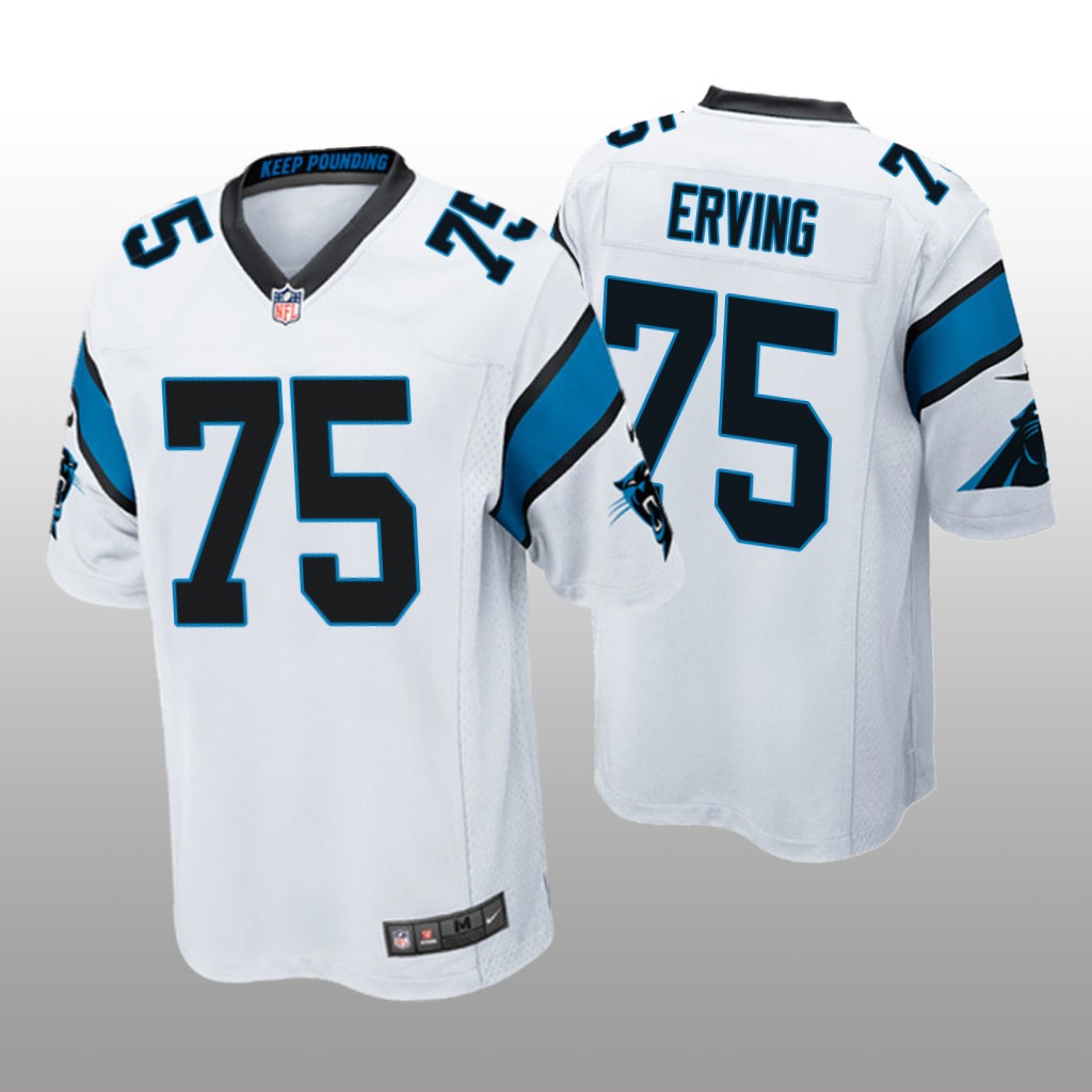 Carolina Panthers Cameron Erving White Jersey Game - Men's