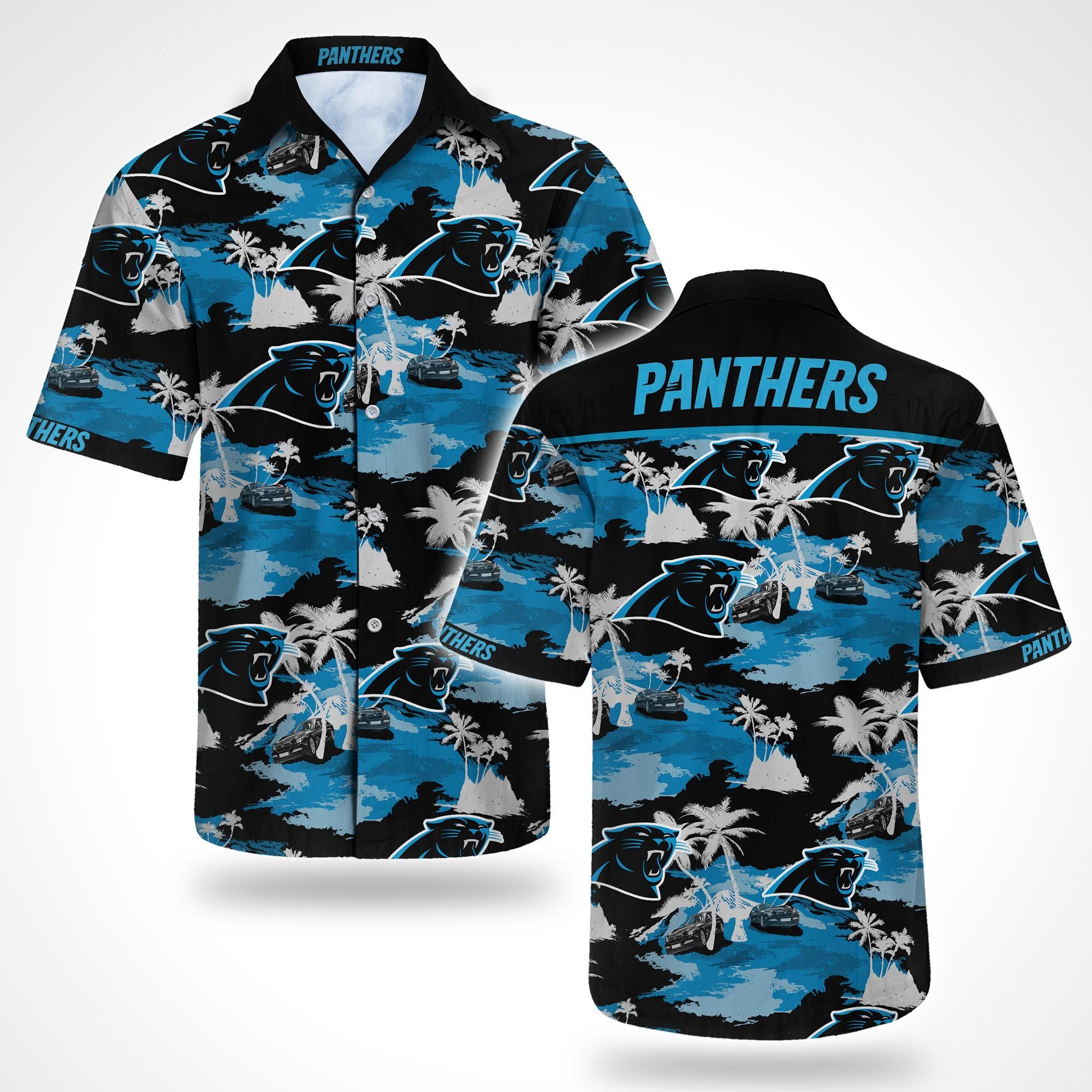 Carolina Panthers Coconut Beach Hawaiian Shirt