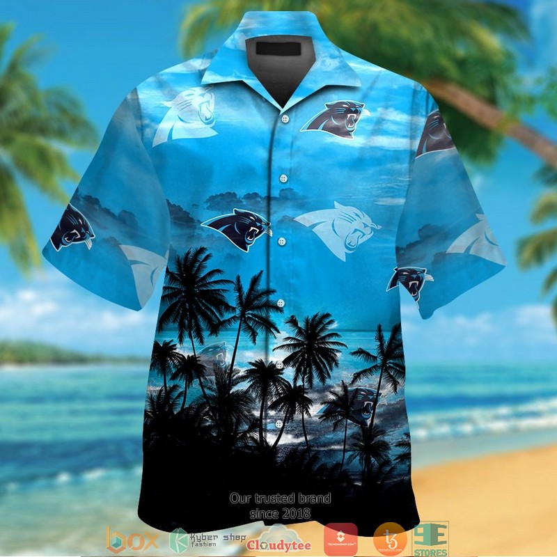 Carolina Panthers Coconut Island Hawaiian Shirt