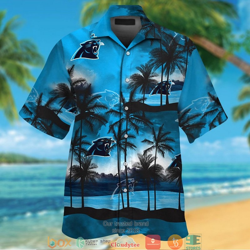 Carolina Panthers Coconut Island Ocean Hawaiian Shirt