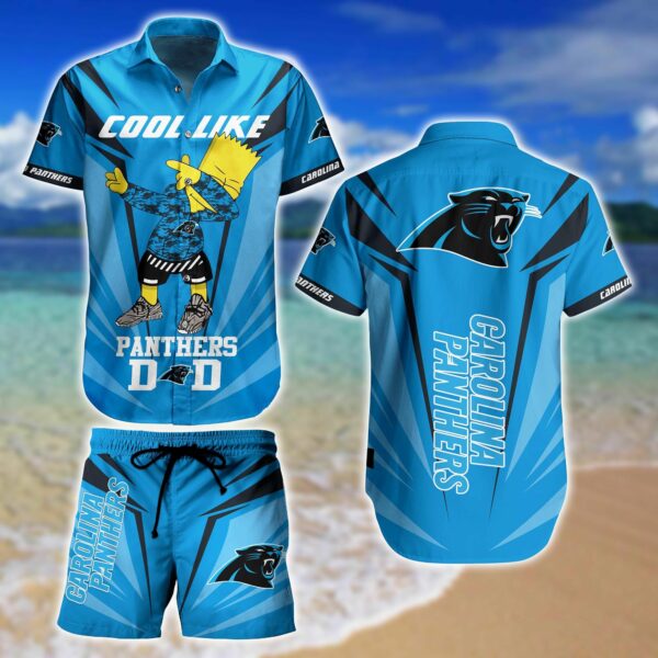 Carolina Panthers Cool Like Panthers Dad Hawaiian Shirt