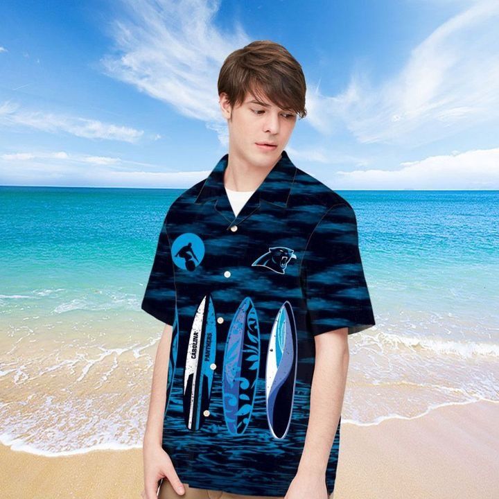 Carolina Panthers Hawaiian shirt And Beach