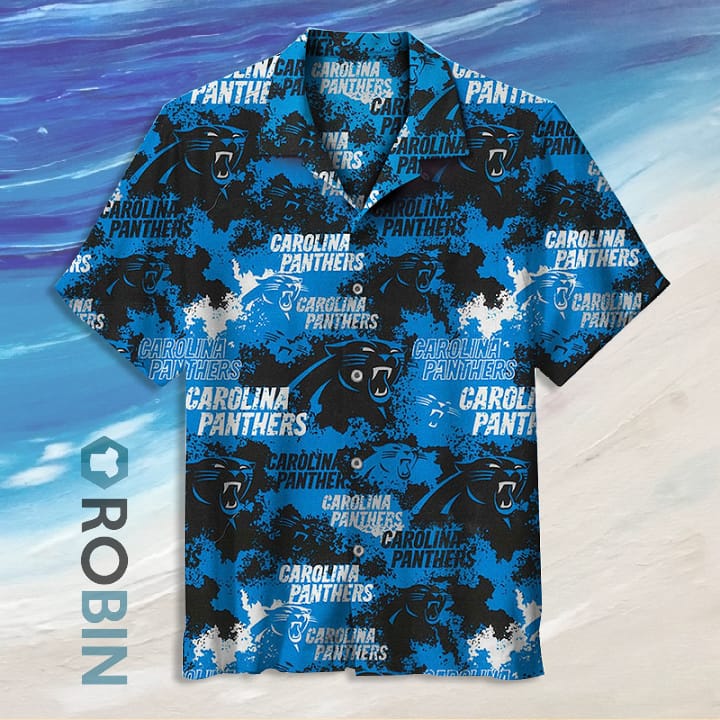 Carolina Panthers Leeve Hawaiian Shirt
