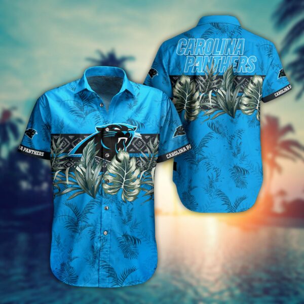 Carolina Panthers Logo Summer Hawaiian Shirt