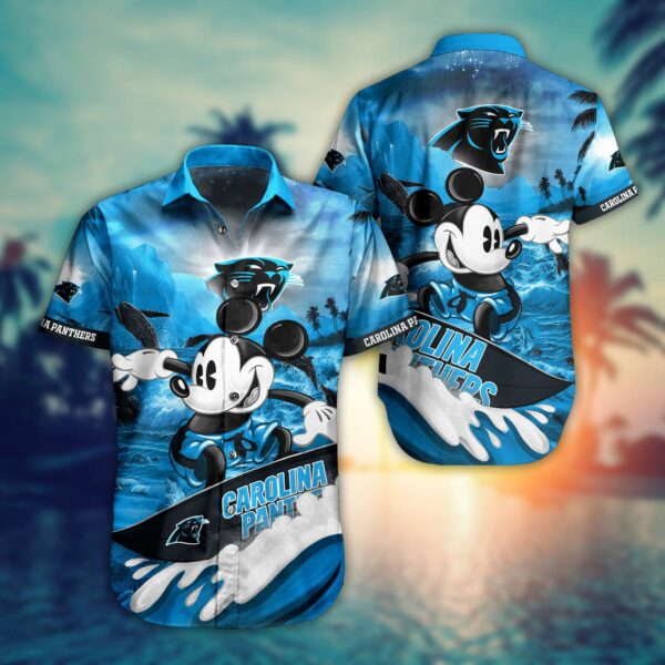 Carolina Panthers Mickey Mouse2 Hawaiian Shirt
