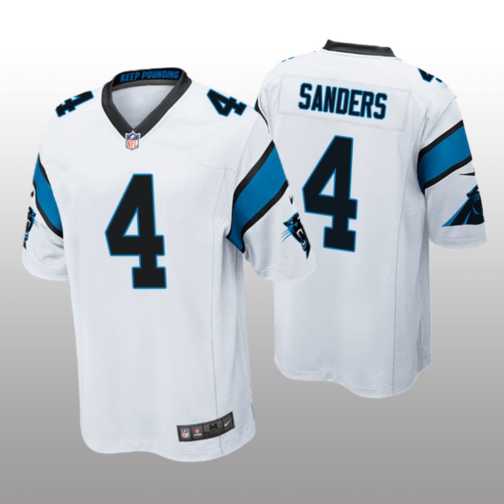 Carolina Panthers Miles Sanders White Jersey Game - Men's