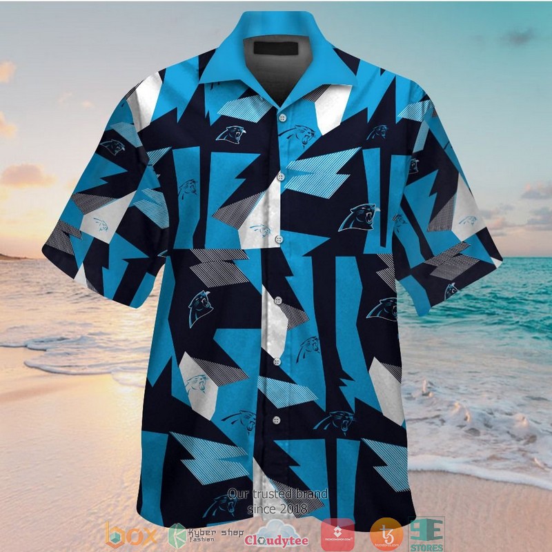 Carolina Panthers Navy Blue Hawaiian Shirt