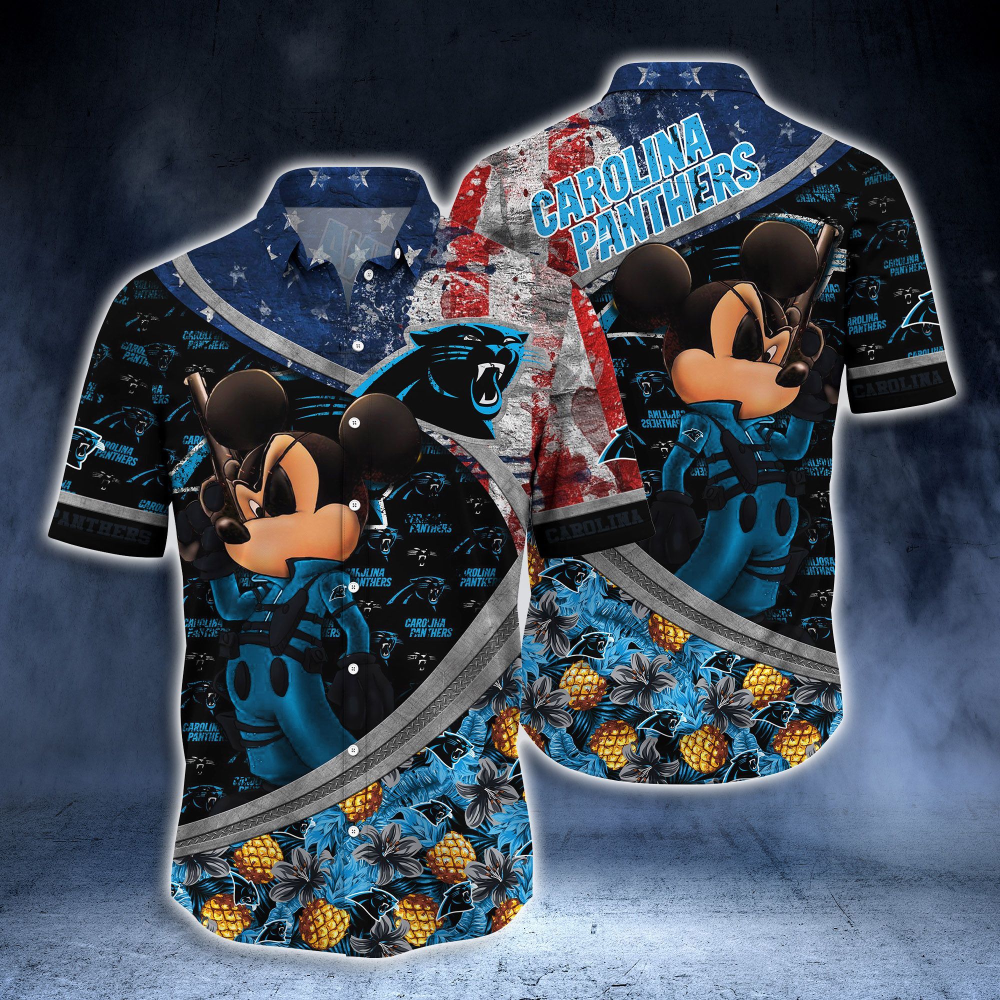 Carolina Panthers NFL-Hawaii Shirt Style Hot Trending