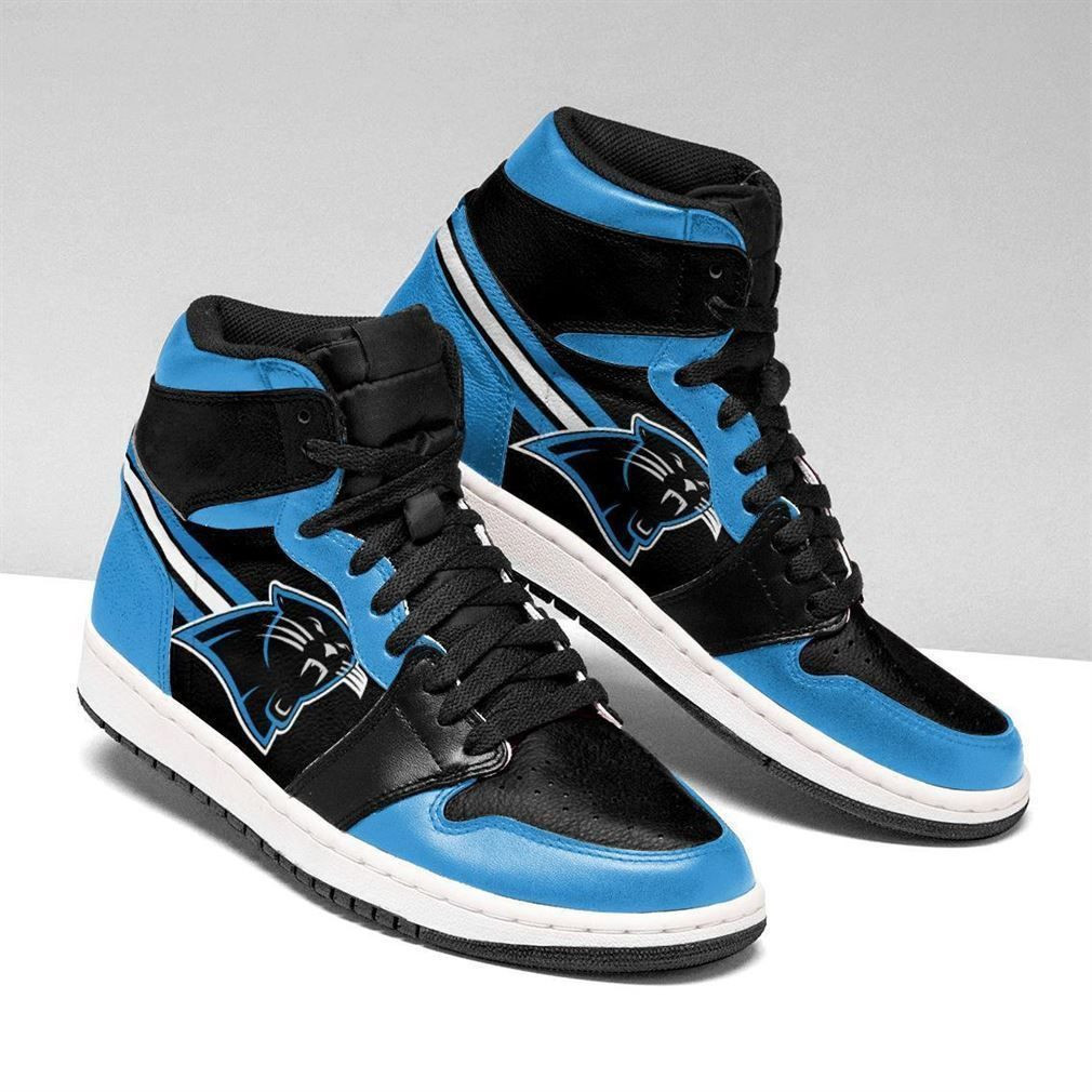 Carolina Panthers Nfl Air Sneakers Sneakers Sport Sneakers High Top Air Jordan Sneaker, Air Jordan Hightop