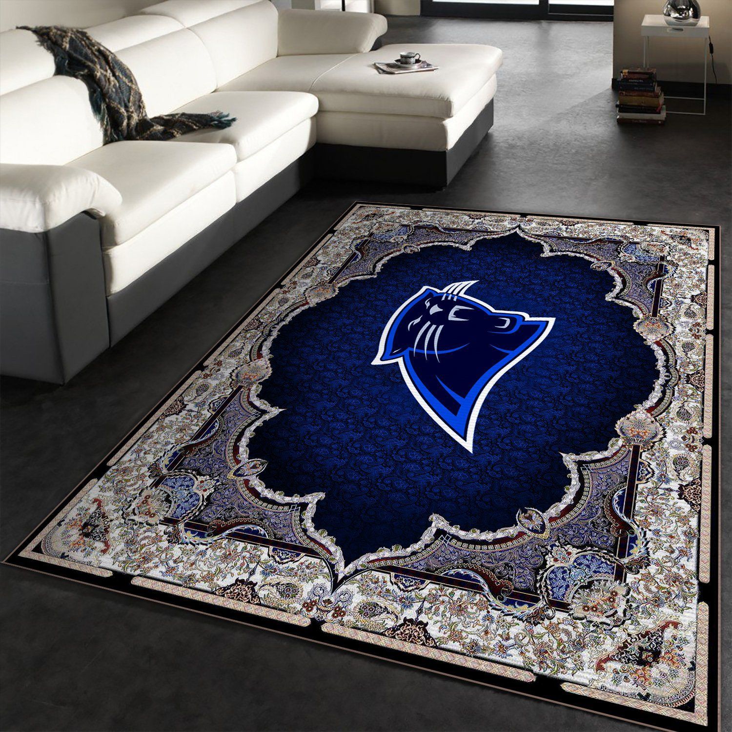 Carolina Panthers NFL Rectangle Rug – Custom Size And Printing