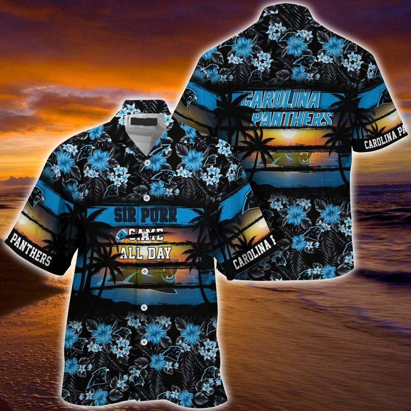 Carolina Panthers NFL Summer – Hawaii Shirt For This Season – Gift For Sport Lovers Floral Pattern