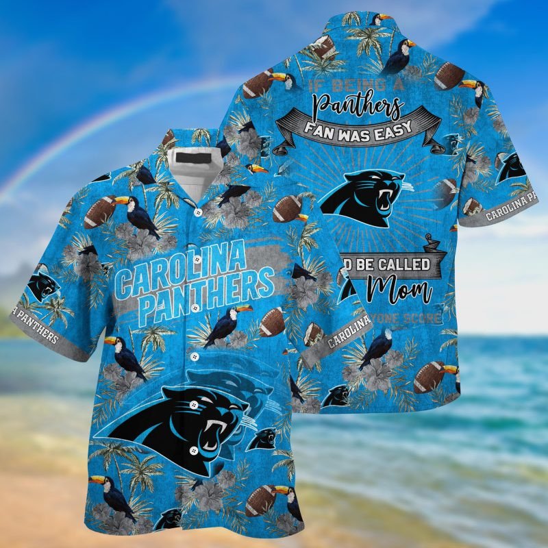 Carolina Panthers NFL Summer – Hawaii Shirt For This Season – Gift For Sport Lovers Sporty Mom Lets Everyone Score