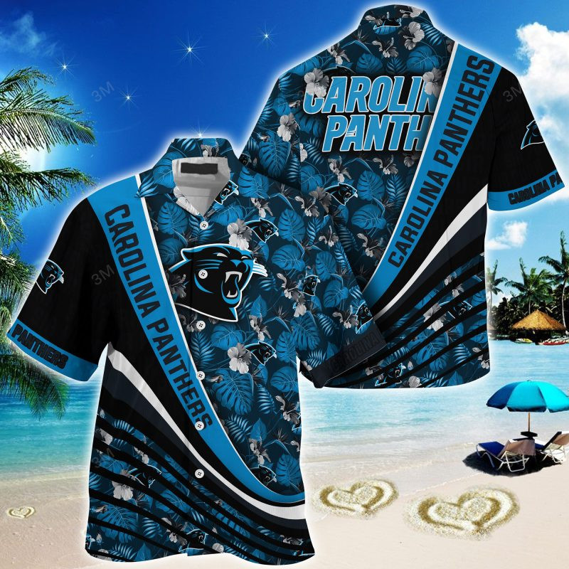 Carolina Panthers NFL Summer – Hawaii Shirt For This Season – Gift For Sport Lovers With Tropical Flower Pattern