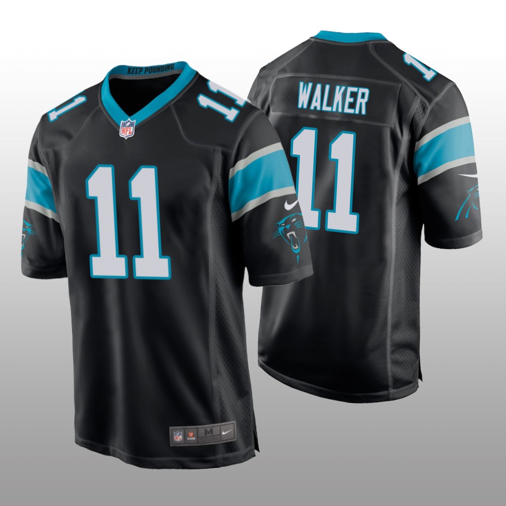Carolina Panthers P.J. Walker Black Jersey Game - Men's