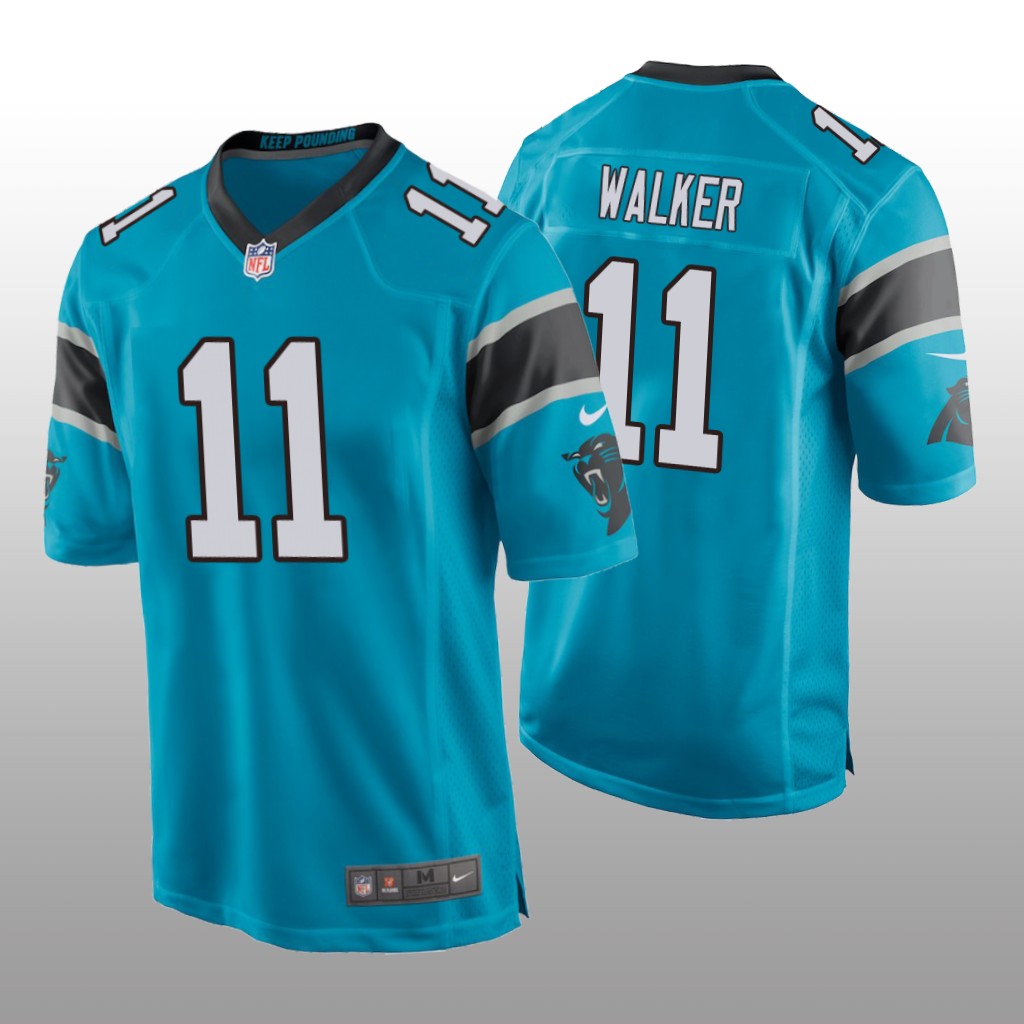 Carolina Panthers P.J. Walker Blue Jersey Game - Men's