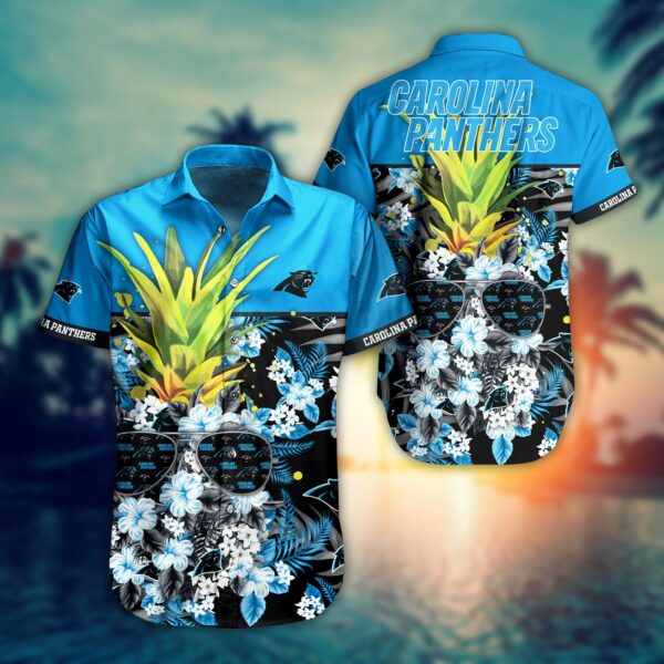 Carolina Panthers Pineapple Hawaiian Shirt