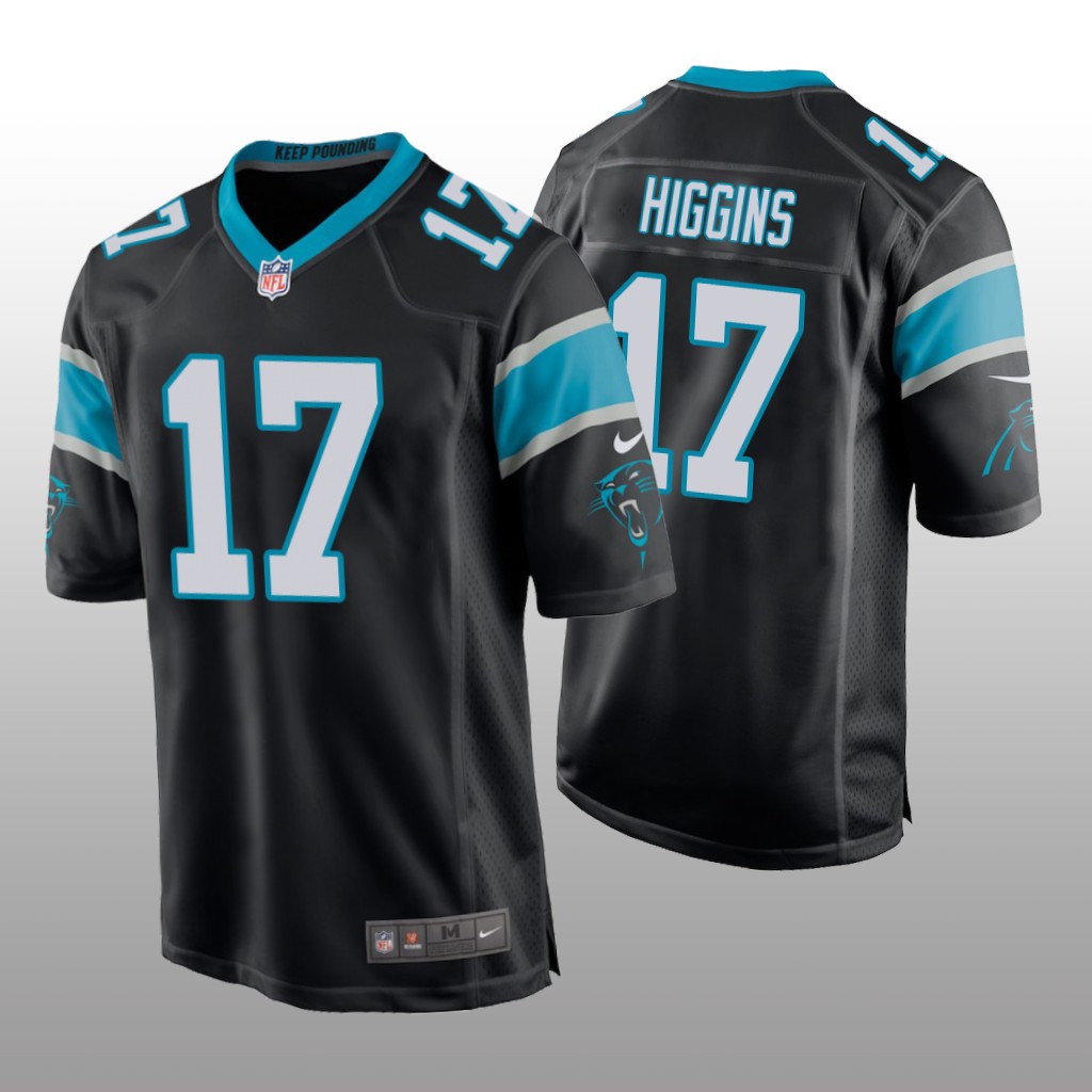 Carolina Panthers Rashard Higgins Black Jersey Game - Men's