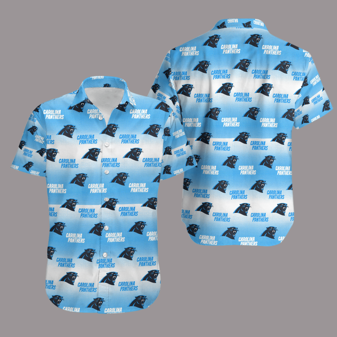 Carolina Panthers Retro AOP Hawaiian Shirt