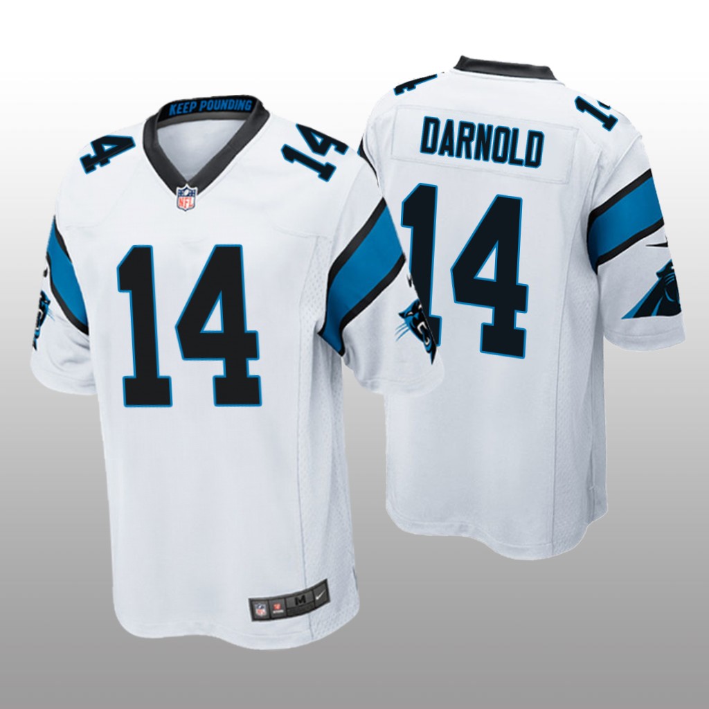 Carolina Panthers Sam Darnold White Jersey Game - Men's