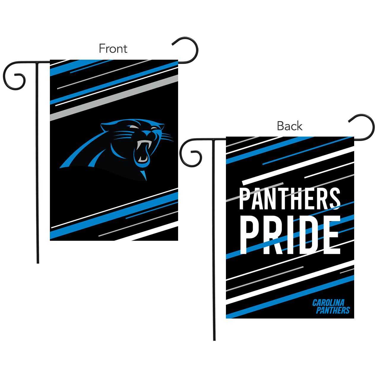 Carolina Panthers Slogan NFL Garden Flag, House Flag