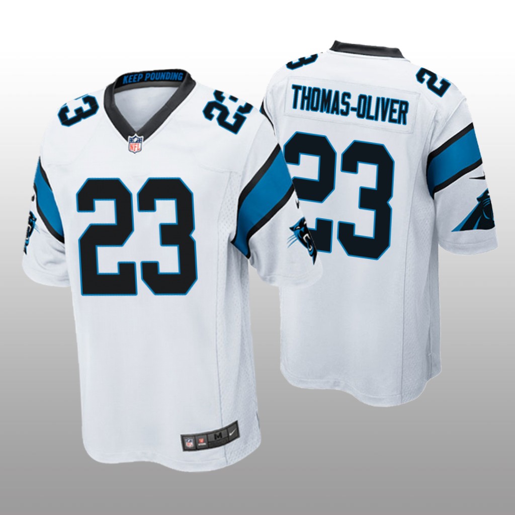 Carolina Panthers Stantley Thomas-Oliver White Jersey Game - Men's