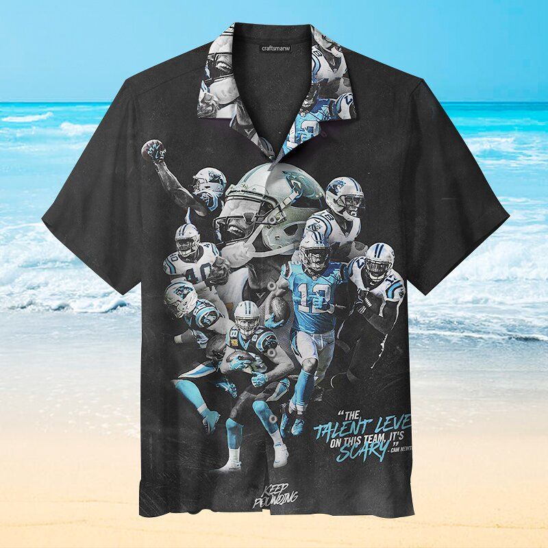 Carolina Panthers Stars NFL – Premium Hawaiian Shirt – Gift For Sports Lovers