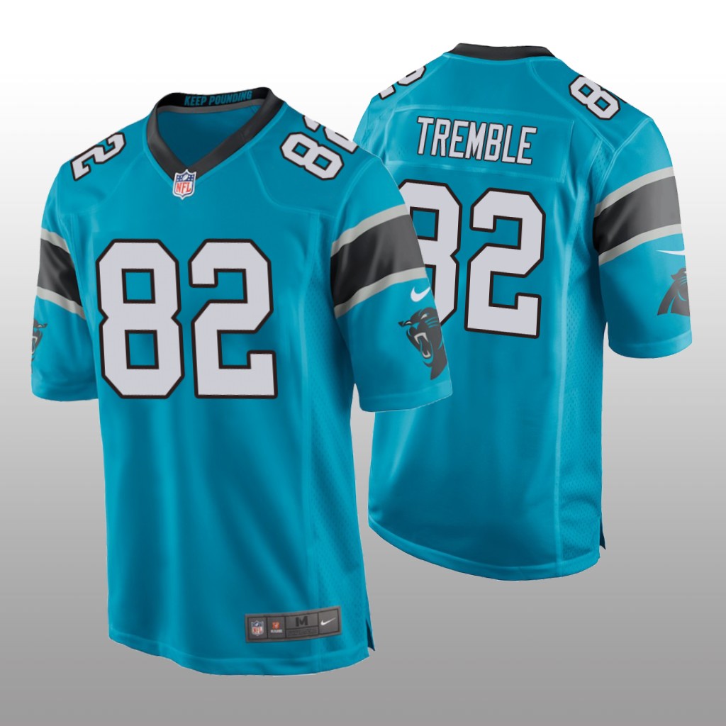 Carolina Panthers Tommy Tremble Blue Jersey Game - Men's