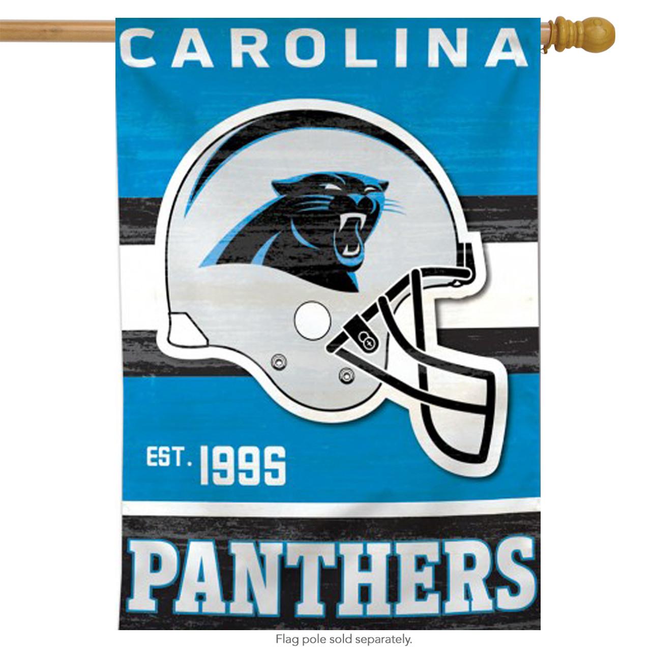 Carolina Panthers Vertical NFL Garden Flag, House Flag