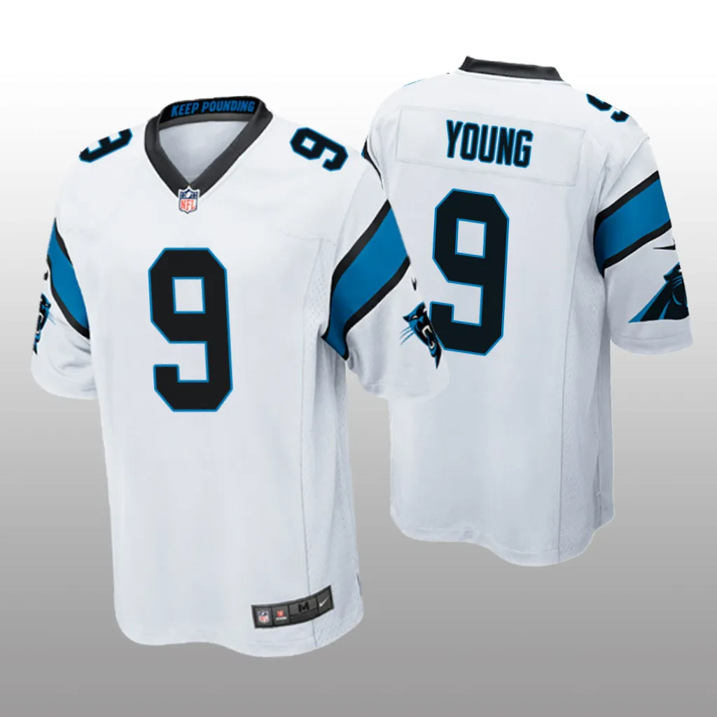 Carolina Panthers White 2023 NFL Draft Bryce Young Game Jersey