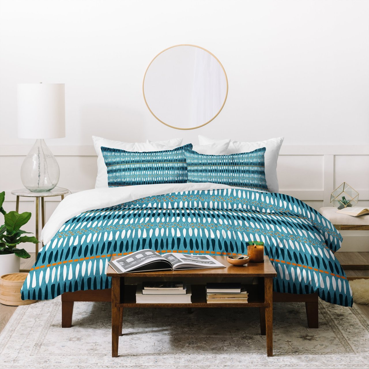 Caroline Okun Baby Teeth Mudcloth Duvet Cover Bedding Set