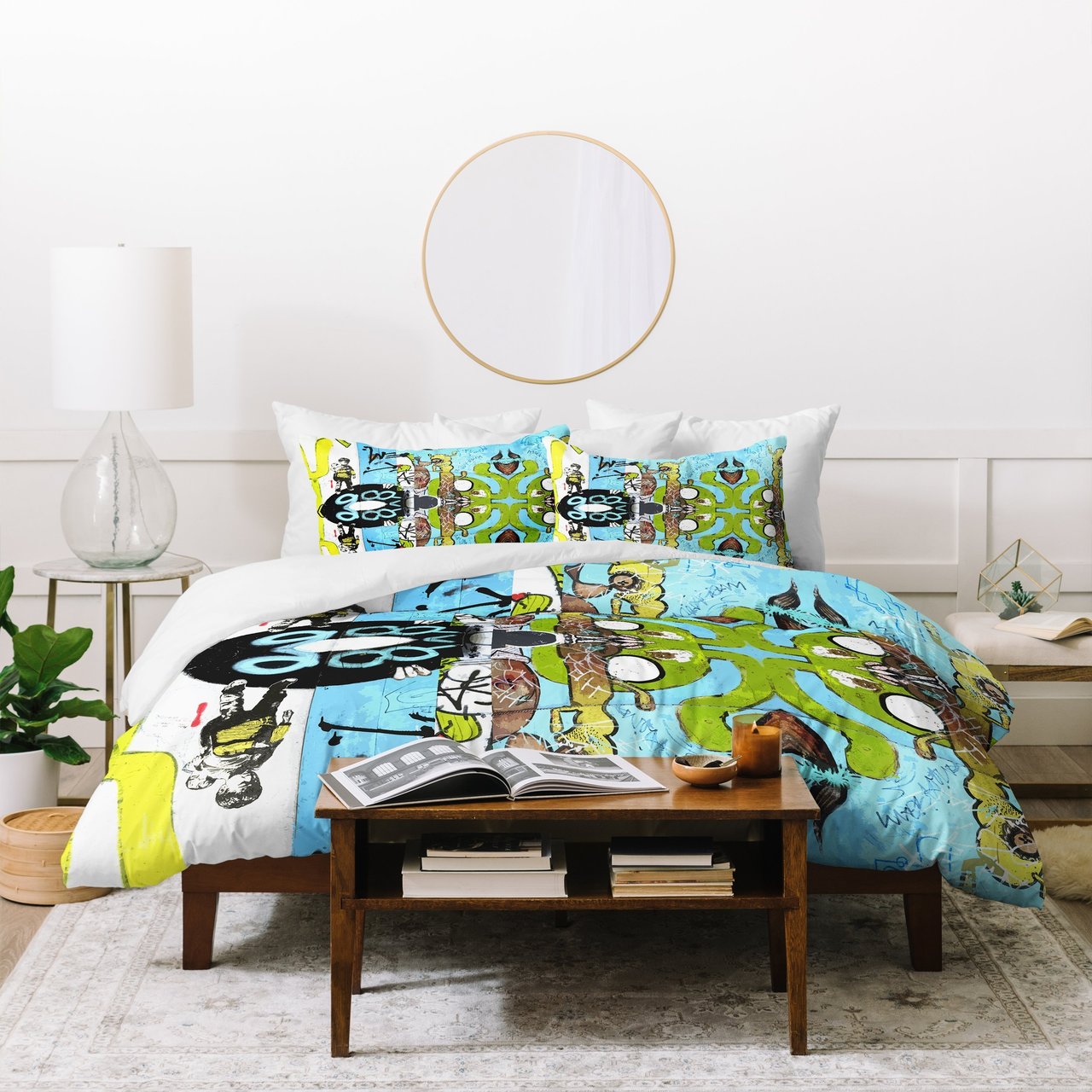 Caroline Okun Blue Angels Duvet Cover Bedding Set