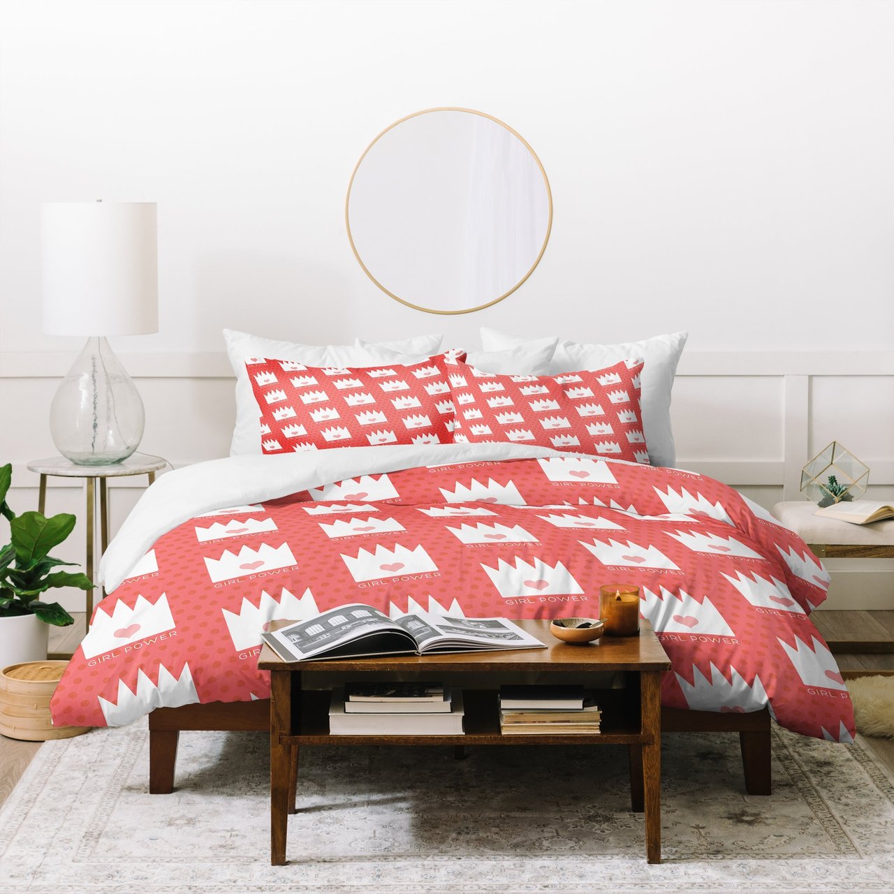 Caroline Okun Grl Pwr Duvet Cover Bedding Set