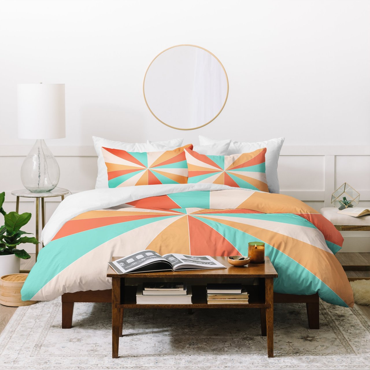 Caroline Okun Papaya Burst Duvet Cover Bedding Set