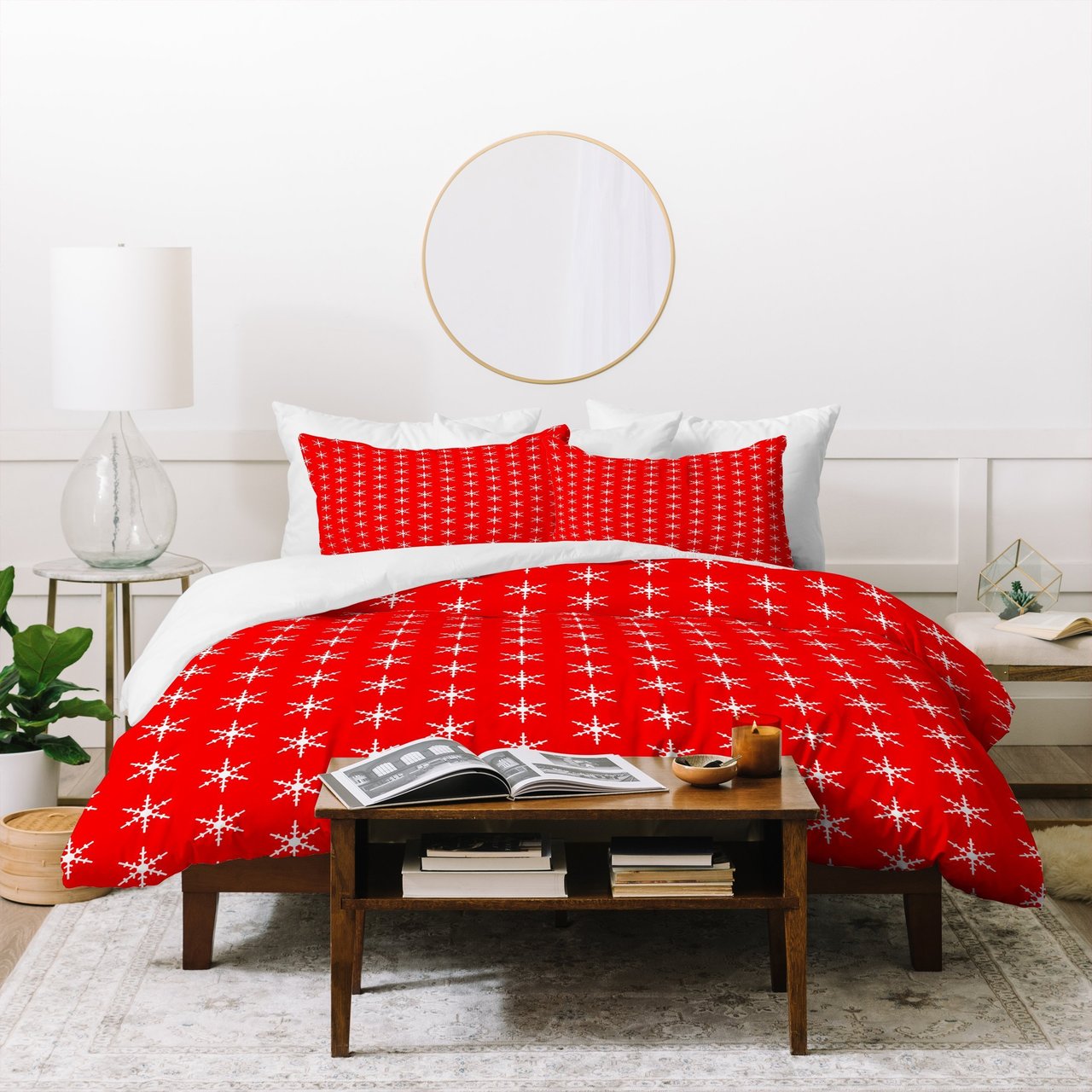 Caroline Okun Ruby Jingle Duvet Cover Bedding Set