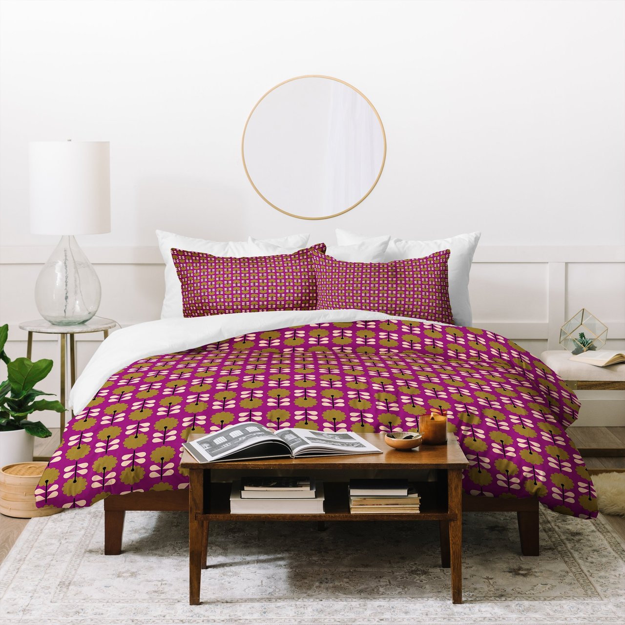 Caroline Okun Stockholm In Rose Duvet Cover Bedding Set