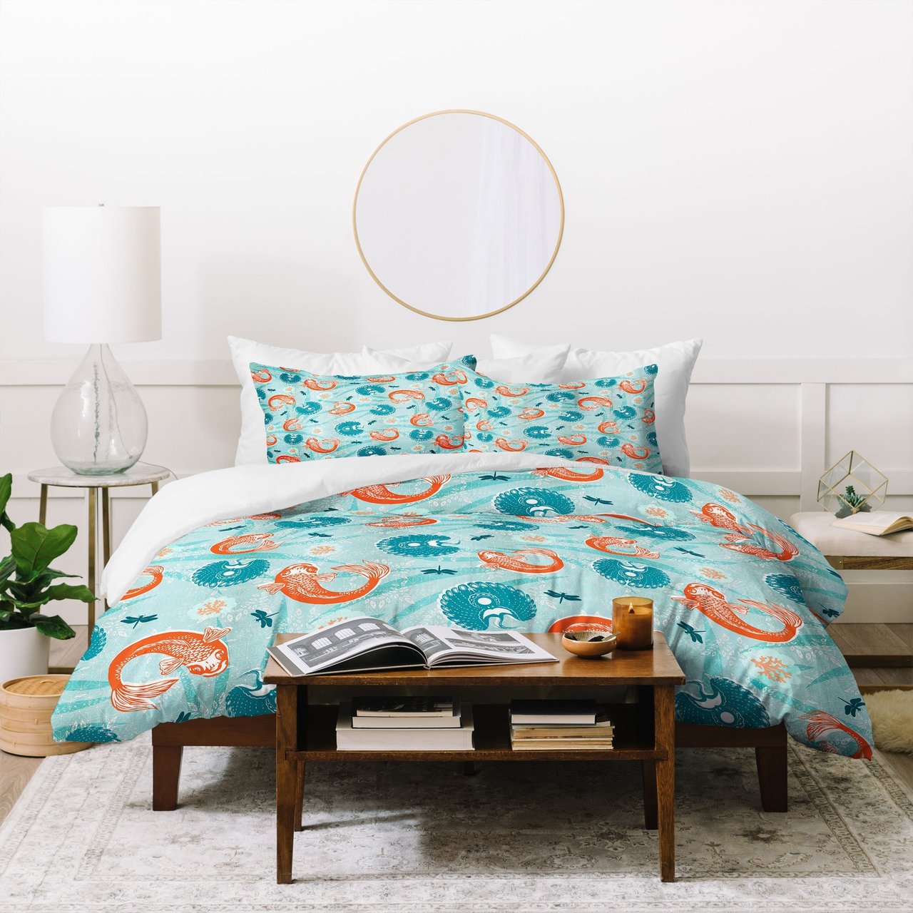 Caroline Okun Under Sea And Sky Duvet Cover Bedding Set