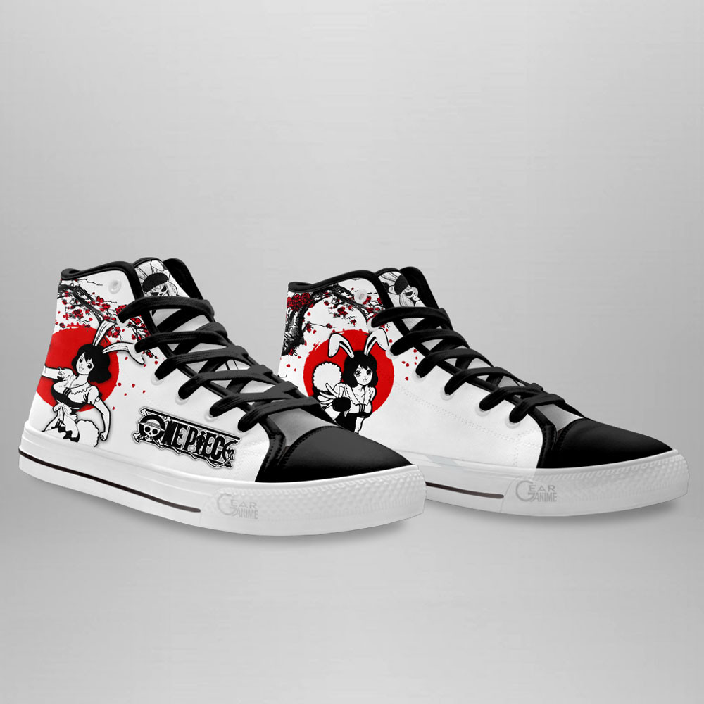Carrot High Top Shoes Custom Anime One Piece Sneakers Japan Style