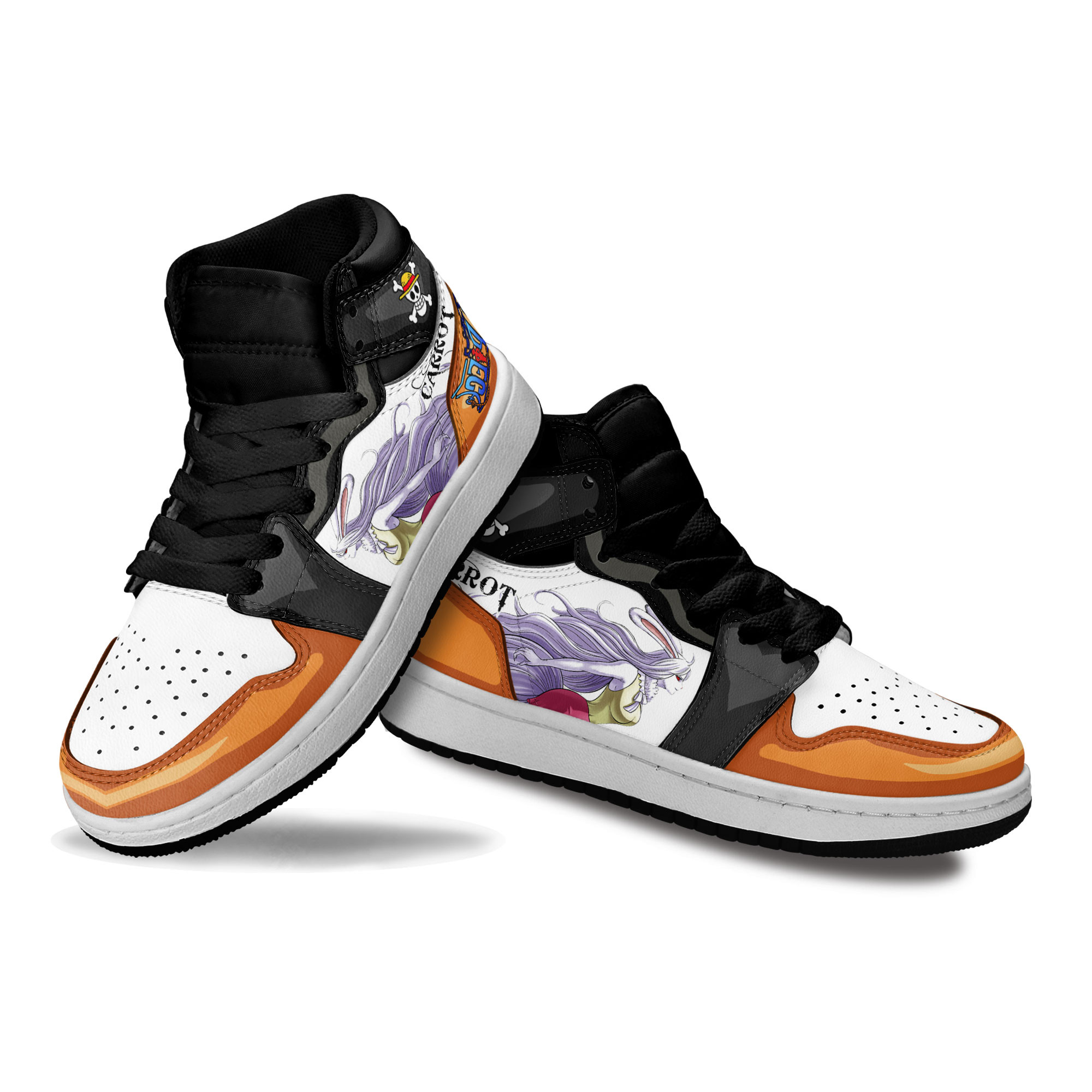 Carrot Kids Sneakers Custom One Piece Anime Shoes For Kids