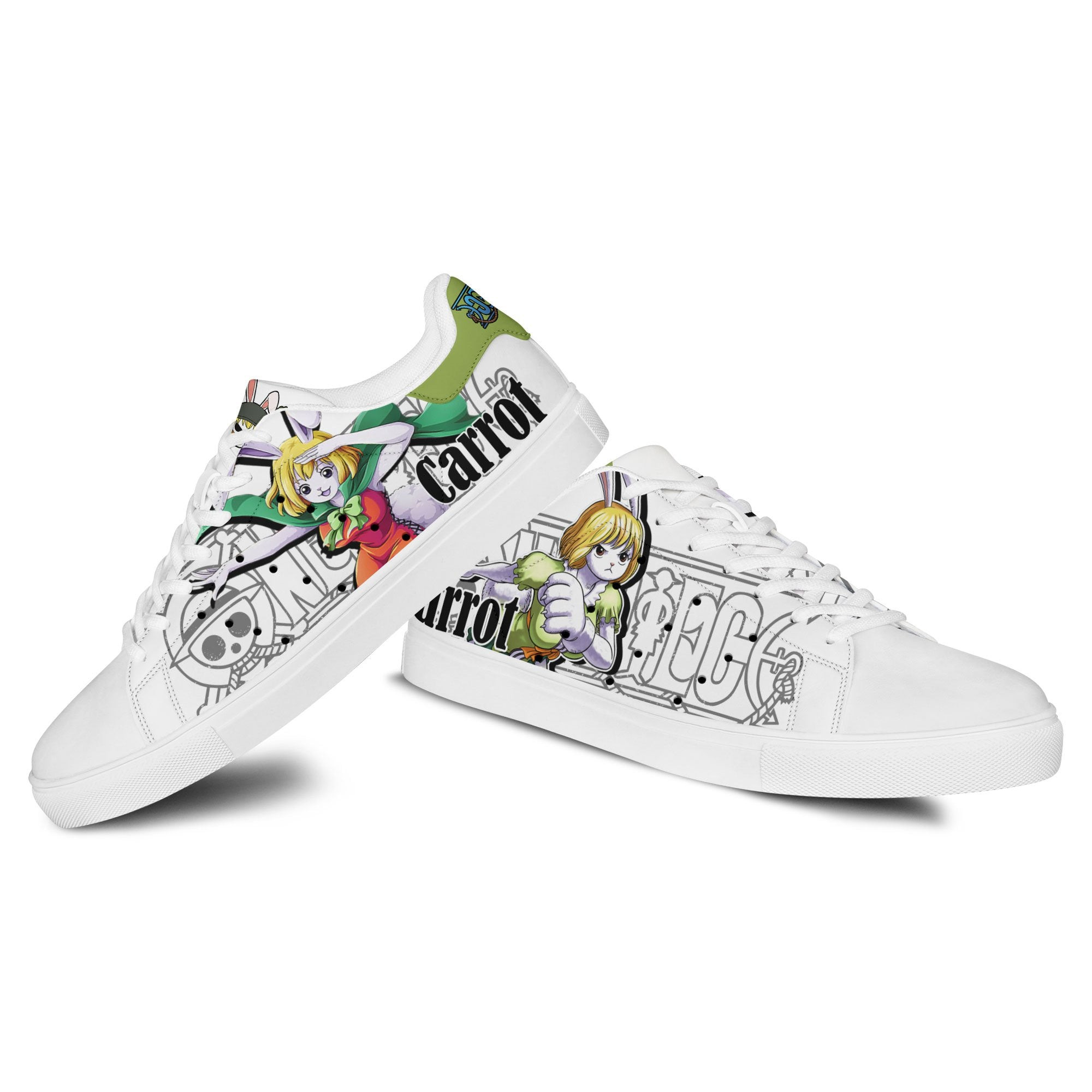 Carrot Skate Sneakers Custom Anime One Piece Shoes