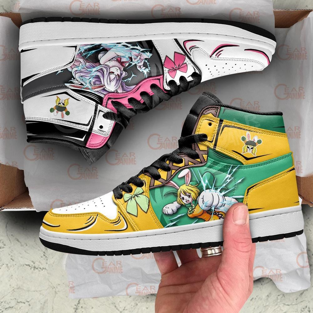 Carrot Sulong JD1s Sneakers Anime One Piece Shoes, Air Jordan Hightop