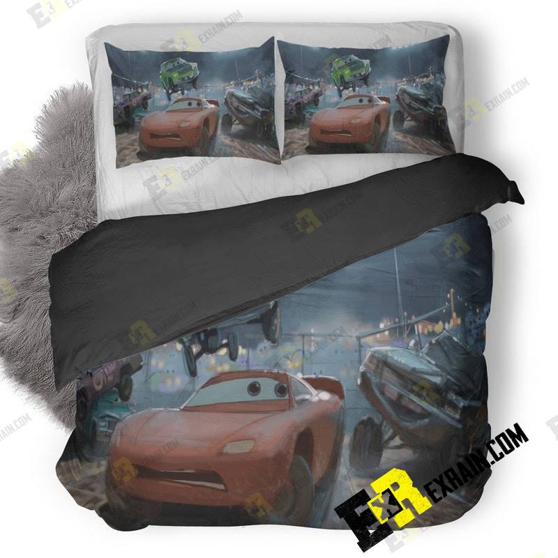 Cars Artwork Image 3D Customized Duvet Cover Bedding Set