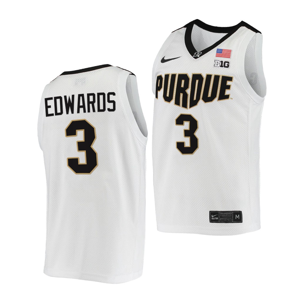 Carsen Edwards #3 Purdue Boilermakers College NBA Alumni White Jersey