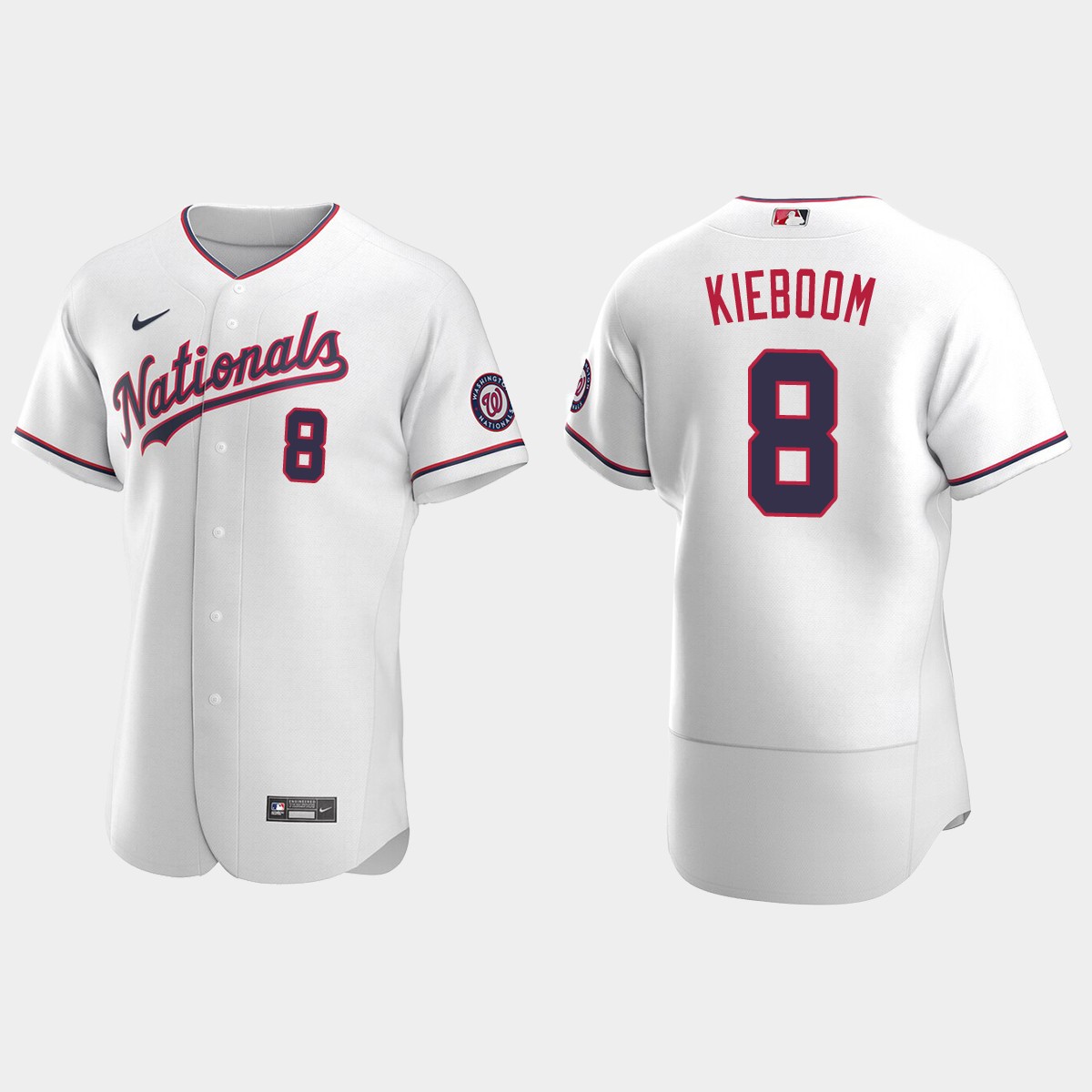 Carter Kieboom #8 Washington Nationals Alternate Jersey – White