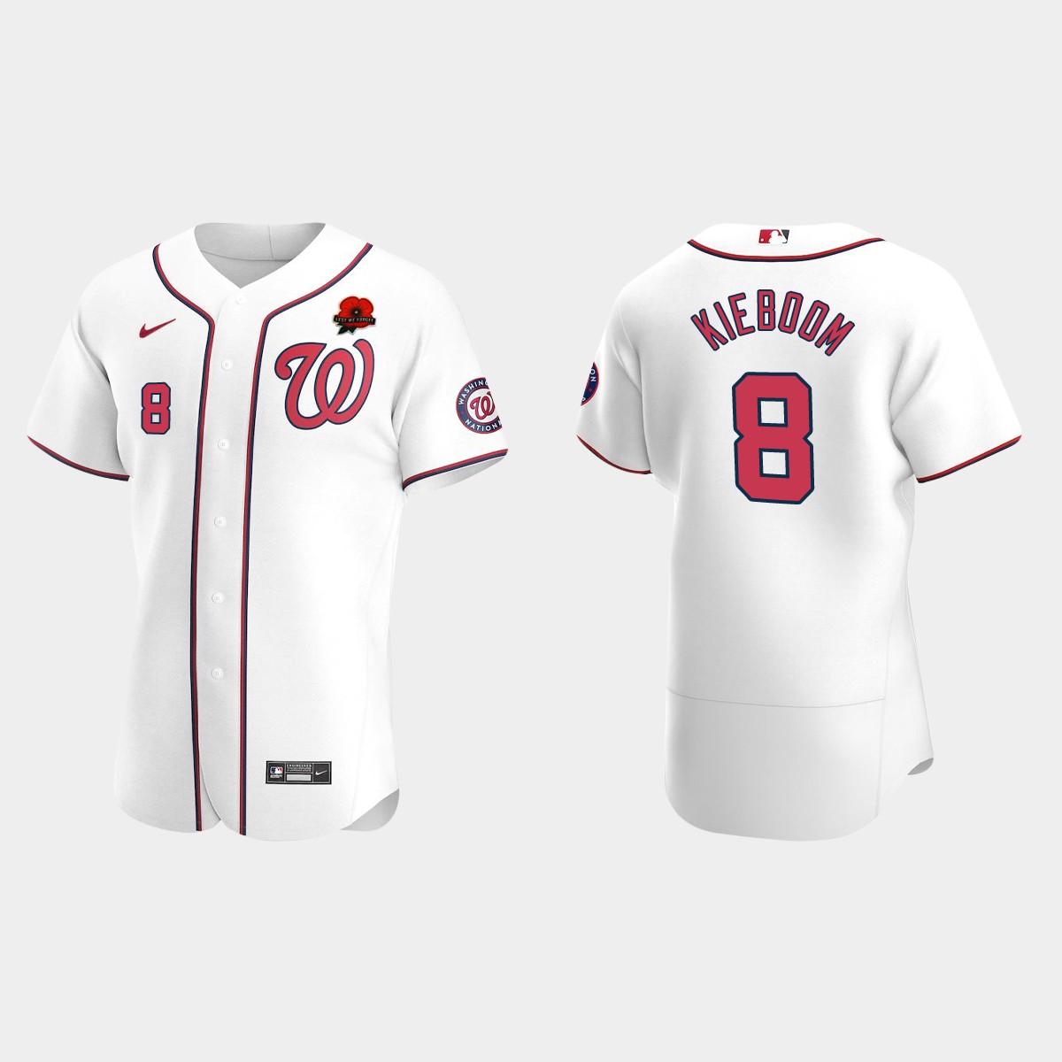 Carter Kieboom Washington Nationals 2021 Memorial Day Jersey – White