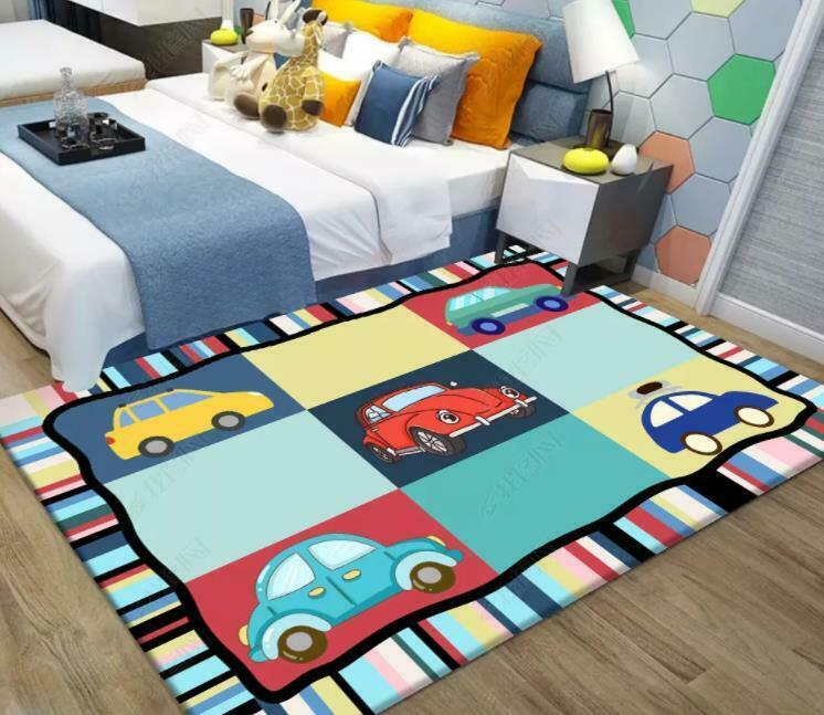 Cartoon Car Limited Edition Rectangle Rug