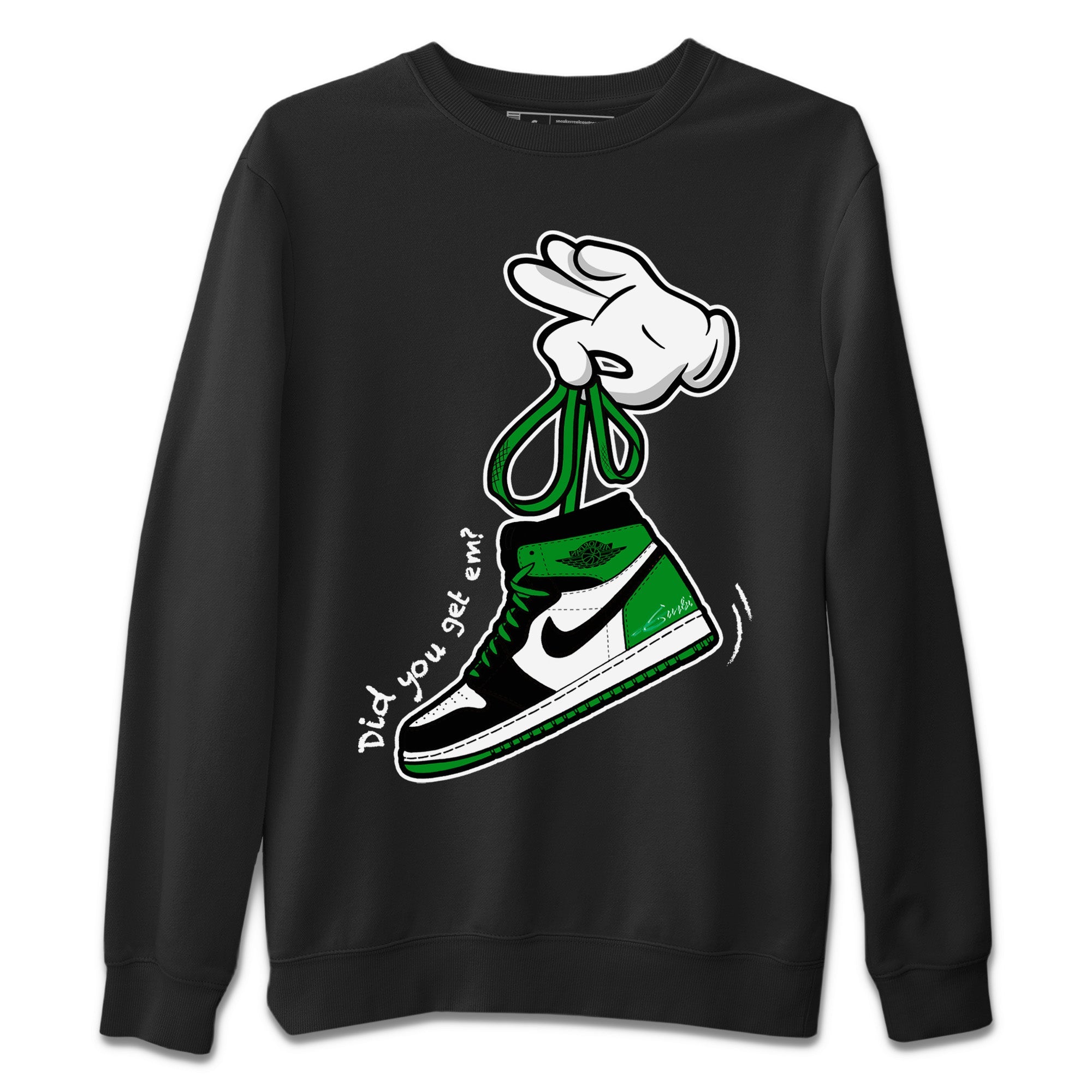 Cartoon Hands Unisex Sweater – Air Jordan 1 Celtics, Sneakers Matching Sweater