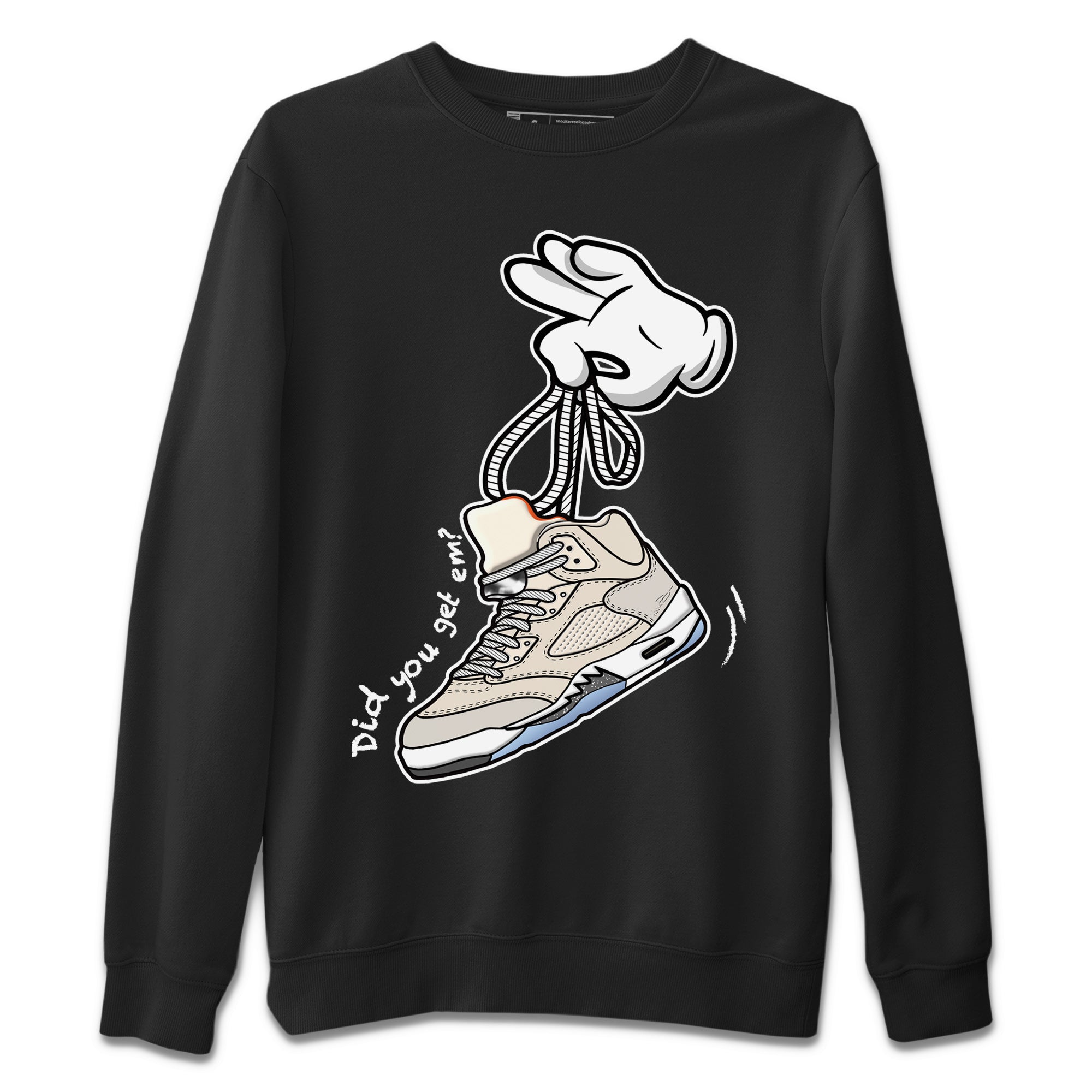 Cartoon Hands Unisex Sweater – Air Jordan 5 Craft, Sneakers Matching Sweater