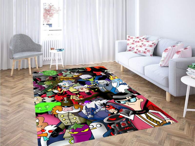 Cartoon Network Character Animation Carpet Rectangle Rug