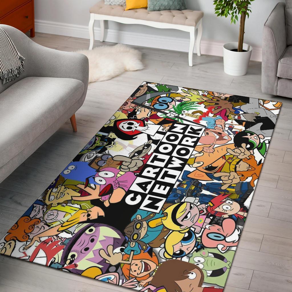 Cartoon Network Characters Area Rectangle Rug
